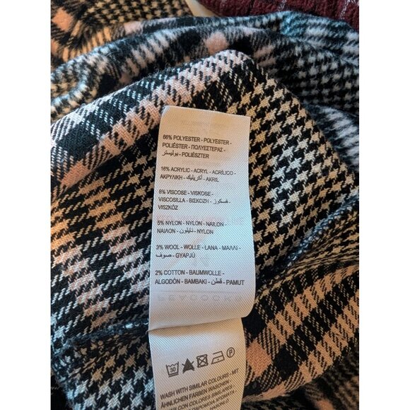 Plaid Mini Skirt By Peacocks Size 14 Preppy Academia - Picture 5 of 5